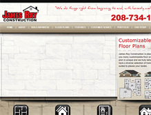 Tablet Screenshot of jamesrayhomes.com